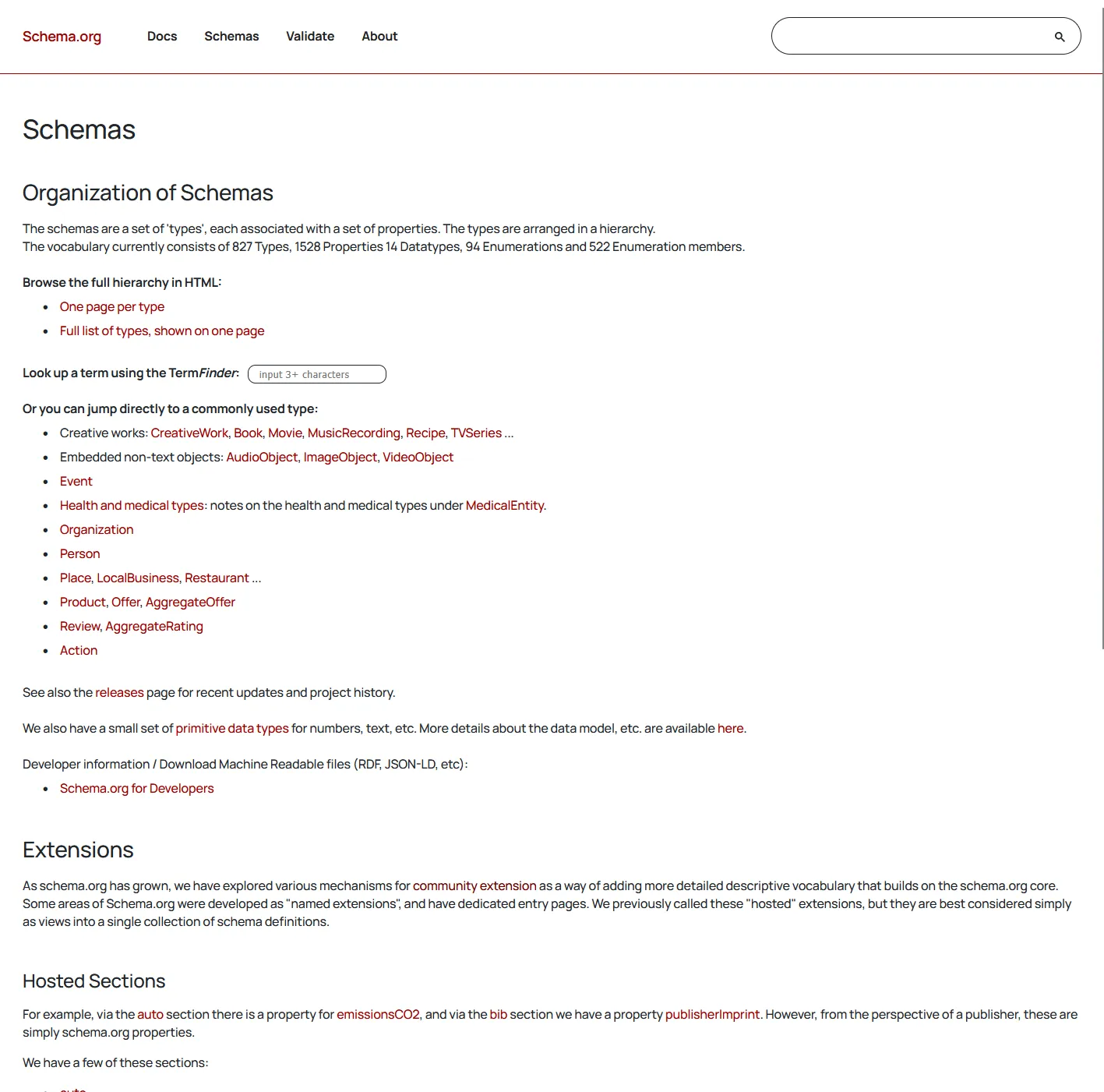 Schema.org liefert alles Wissenswerte über JSON-LD-Schemas.
