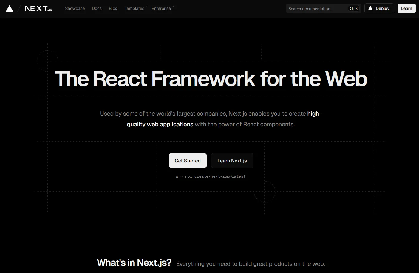 NextJS React Framework